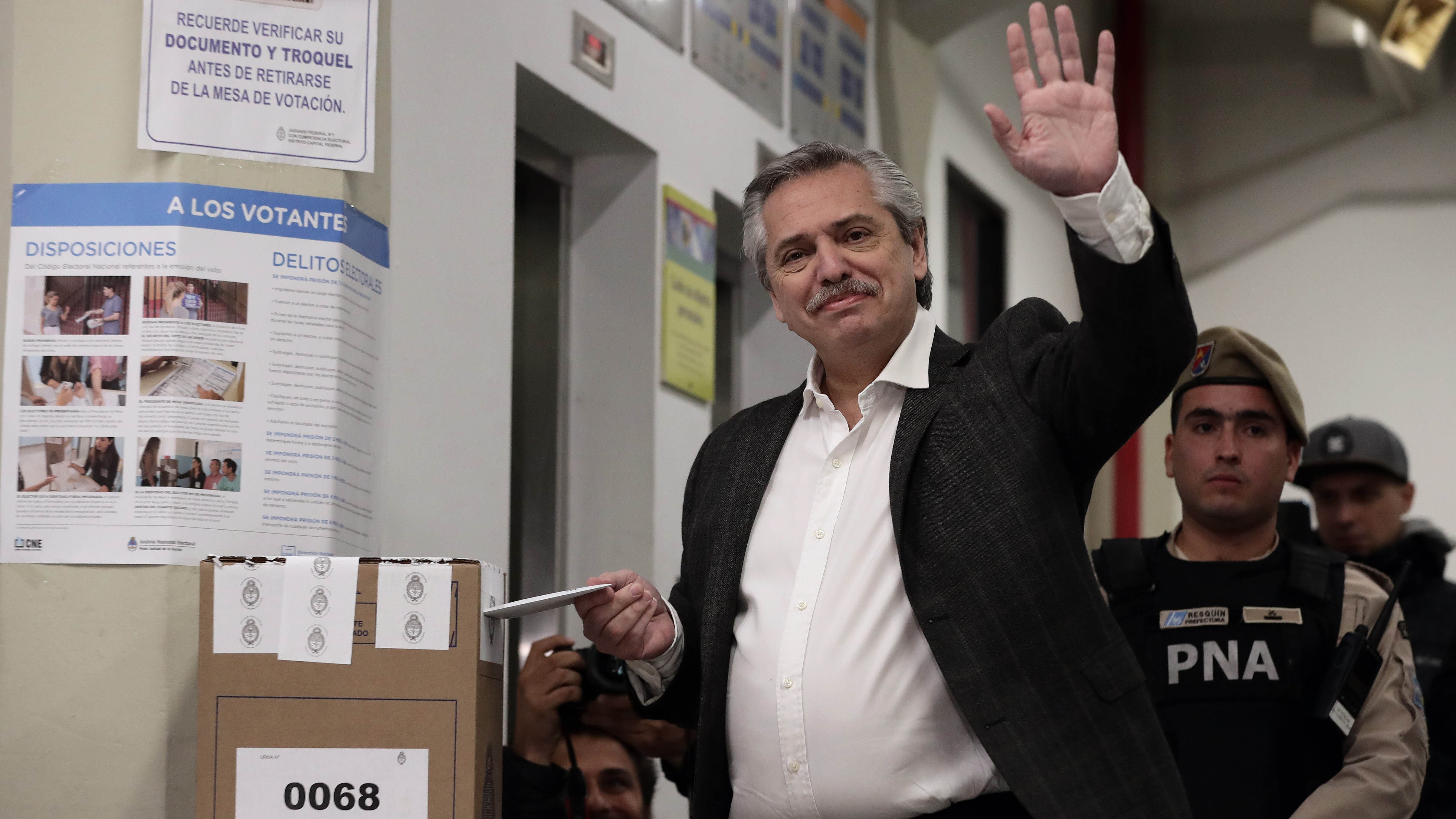 Fernández se mostró optimista de cara a los resultados de las PASO.