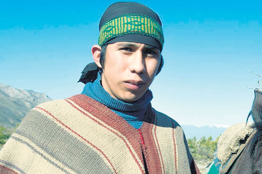 Matías Santana es uno de los mapuches denunciados por la cartera que encabeza Patricia Bullrich.