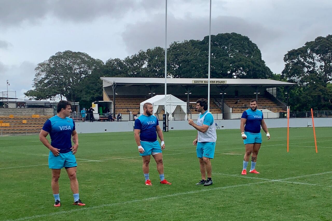 Entrenamiento de Los Pumas