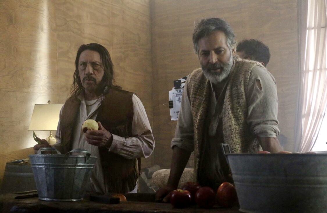 Danny Trejo y Guillermo Zapata se dedican a la agricultura ecológica. 