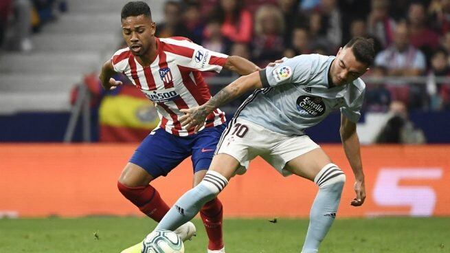 Renan Lodi, jugador del Atlético Madrid, que dio positivo de coronavirus.