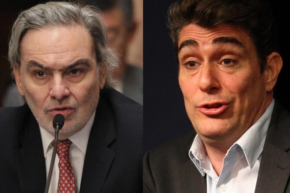 Gustavo Lopetegui y Javier Iguacel, los exfuncionarios acusados.