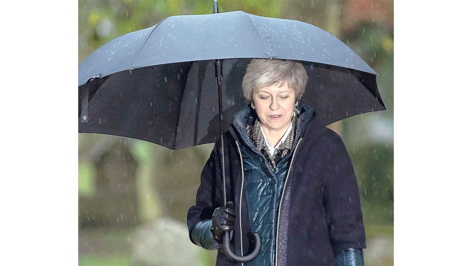 El gobierno de May no tiene mayoría parlamentaria propia.