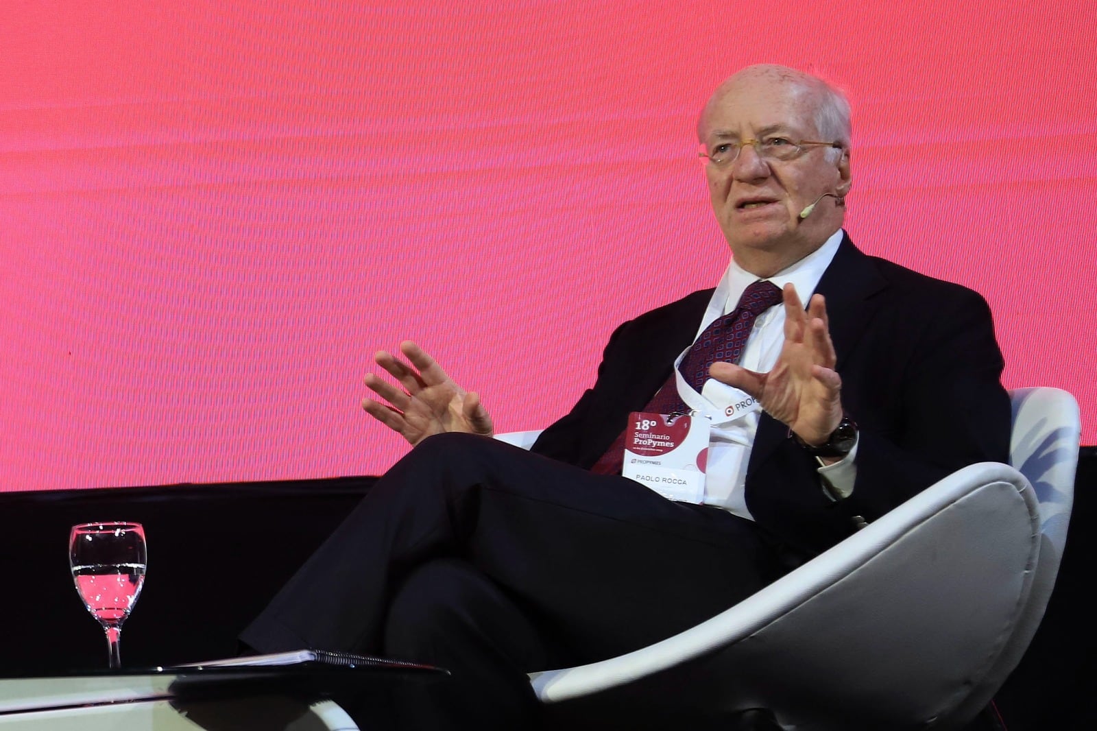 El magnate del acero habló en un foro del sector, en Brasil