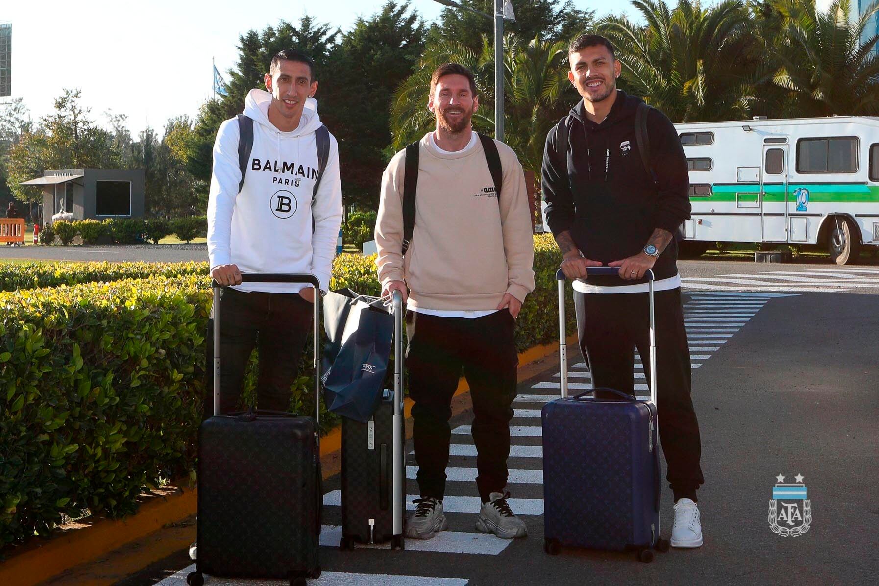 Di María, Messi y Paredes, el trío proveniente del PSG