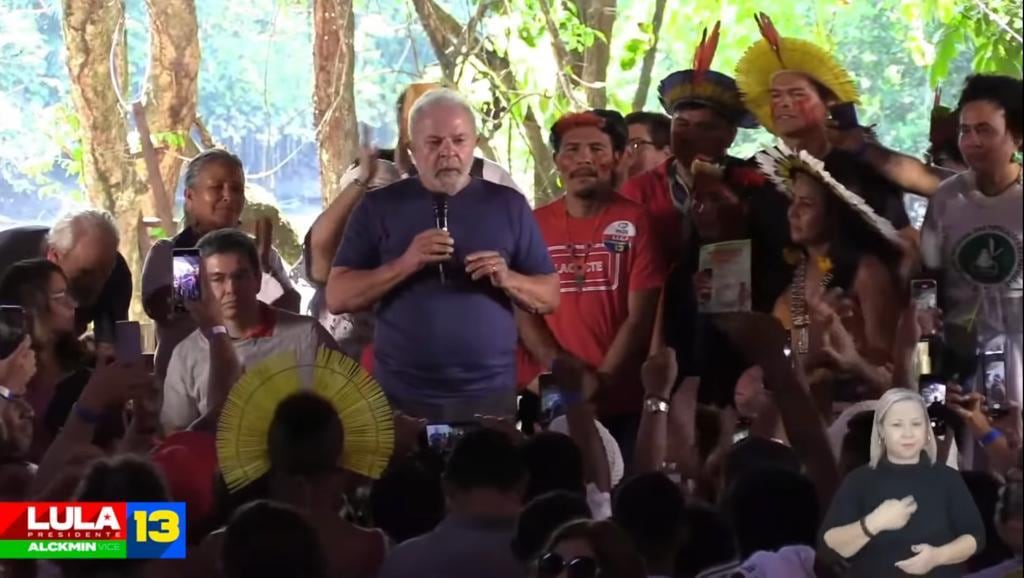 Lula da Silva en uno de sus últimos actos públicos / captura video