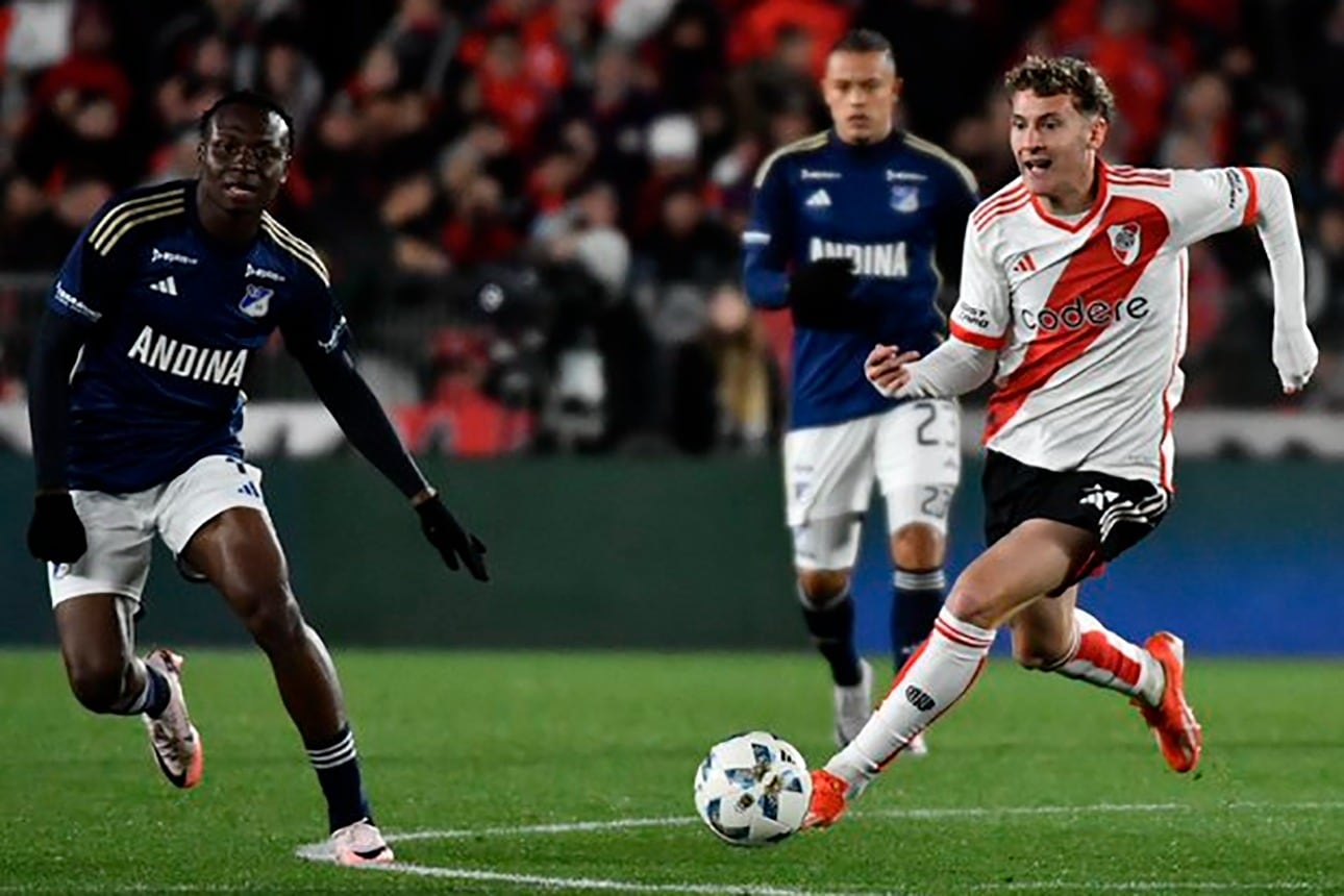 Colidio marcó el gol de River en el frío porteño.