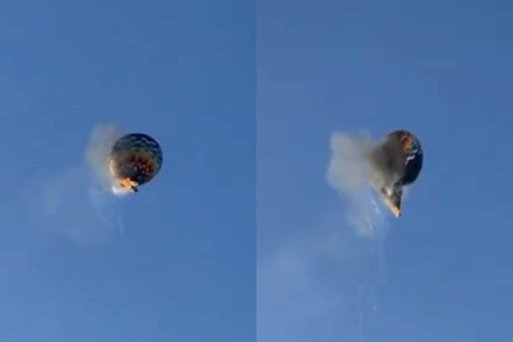 Accidente fatal en Brasil: se cayó un globo aerostático y murieron ocho personas.