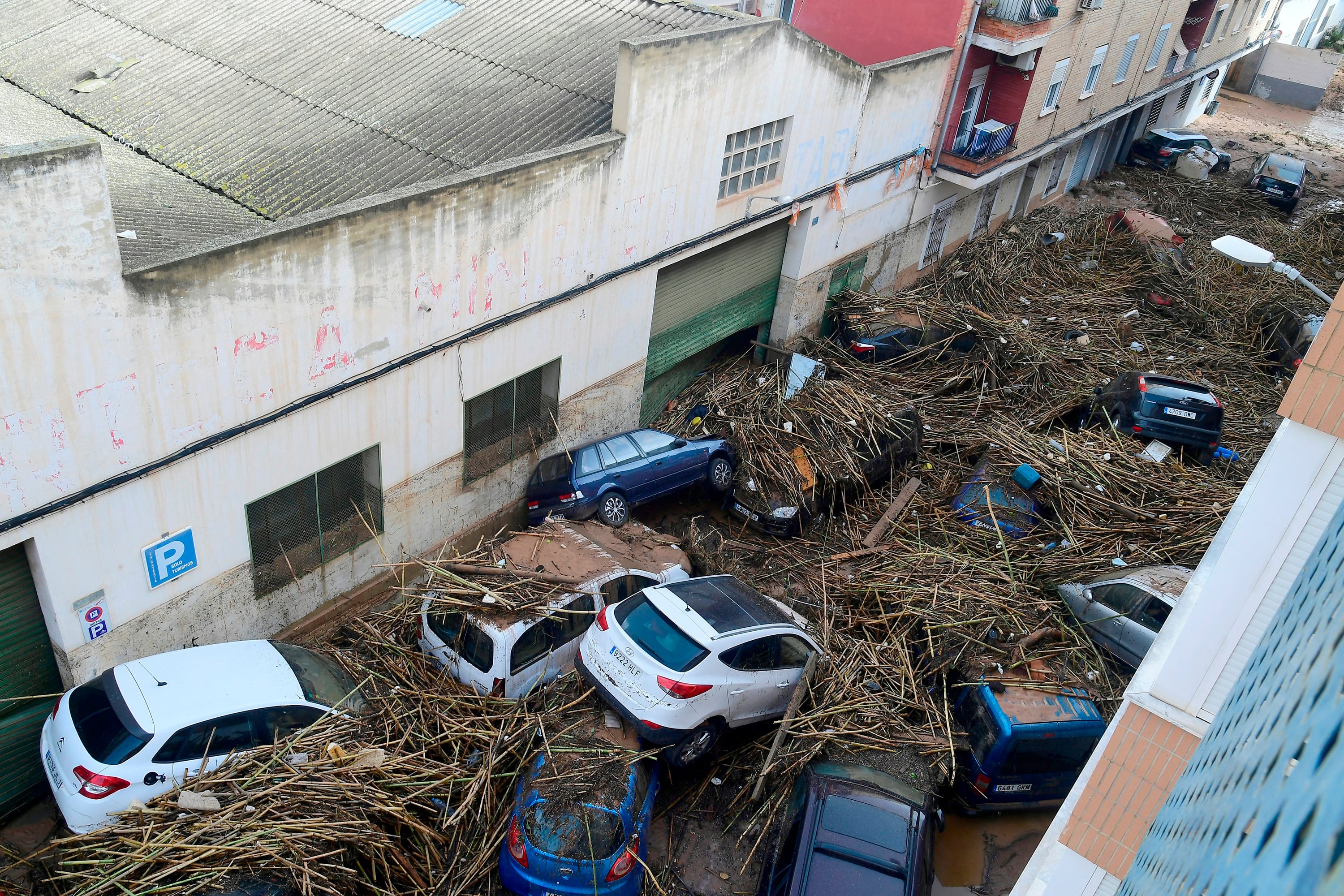 Las tormentas e inundaciones provocaron estragos en España
