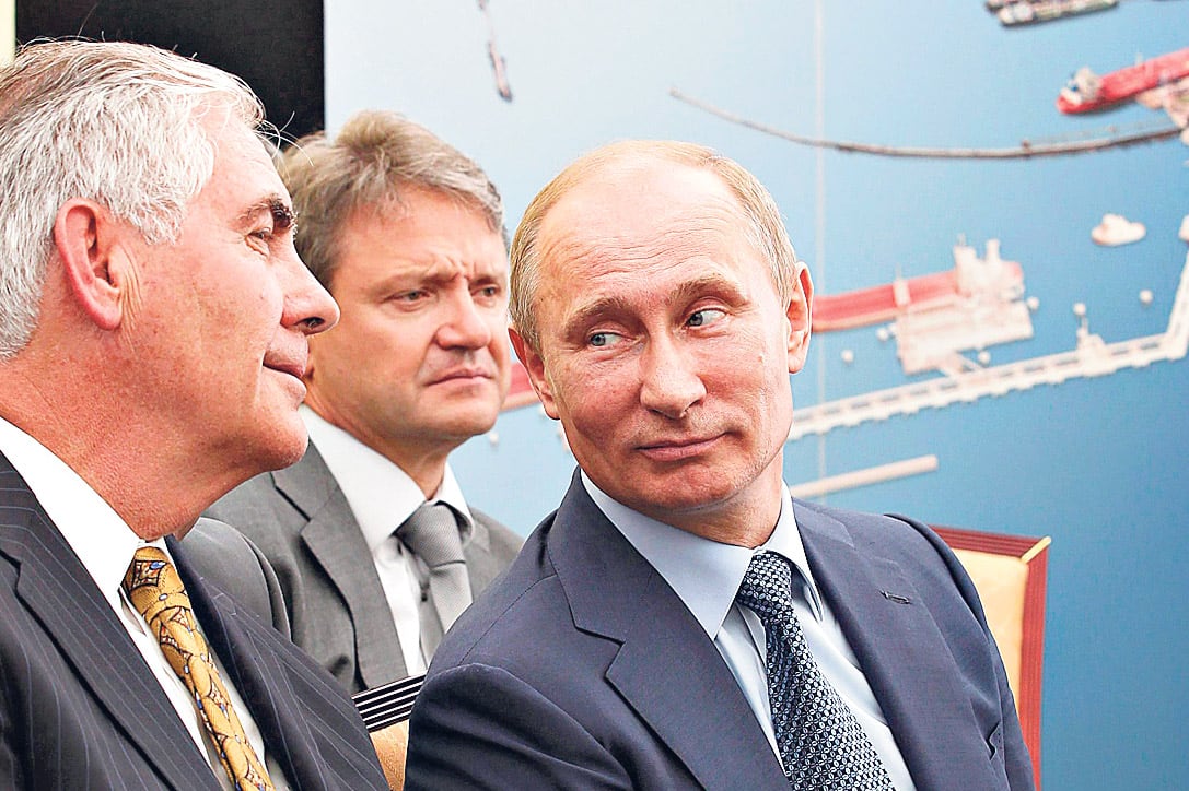El gobierno de Putin considera a Rex Tillerson un empresario pragmático, al que premió con la Orden de la Amistad.