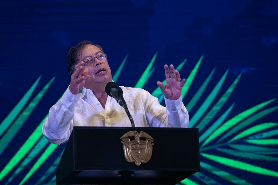 Acto con organizaciones sociales y alcaldes, este miércoles 10 de agosto / Facebook de Gustavo Petro