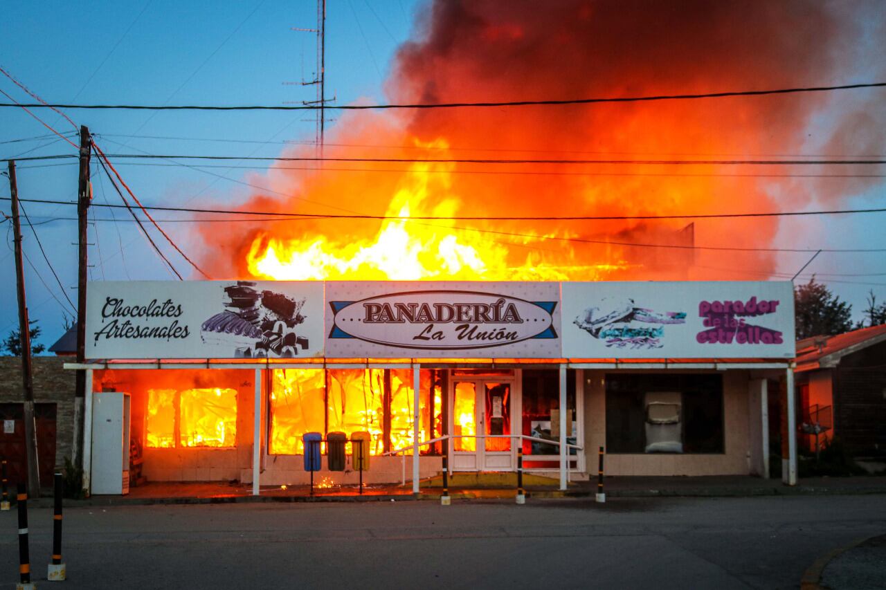 La panadería "La Unión" se incendió el sábado 23 de enero.