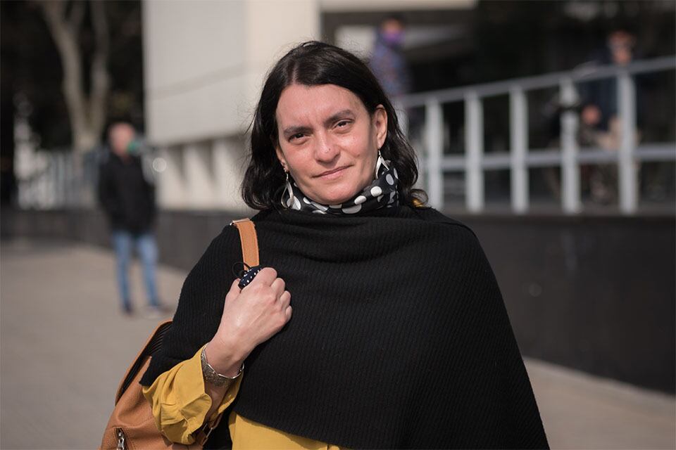 Gabriela Durruty es una de las abogadas que representa a cinco de los trabajadores criminalizados. 