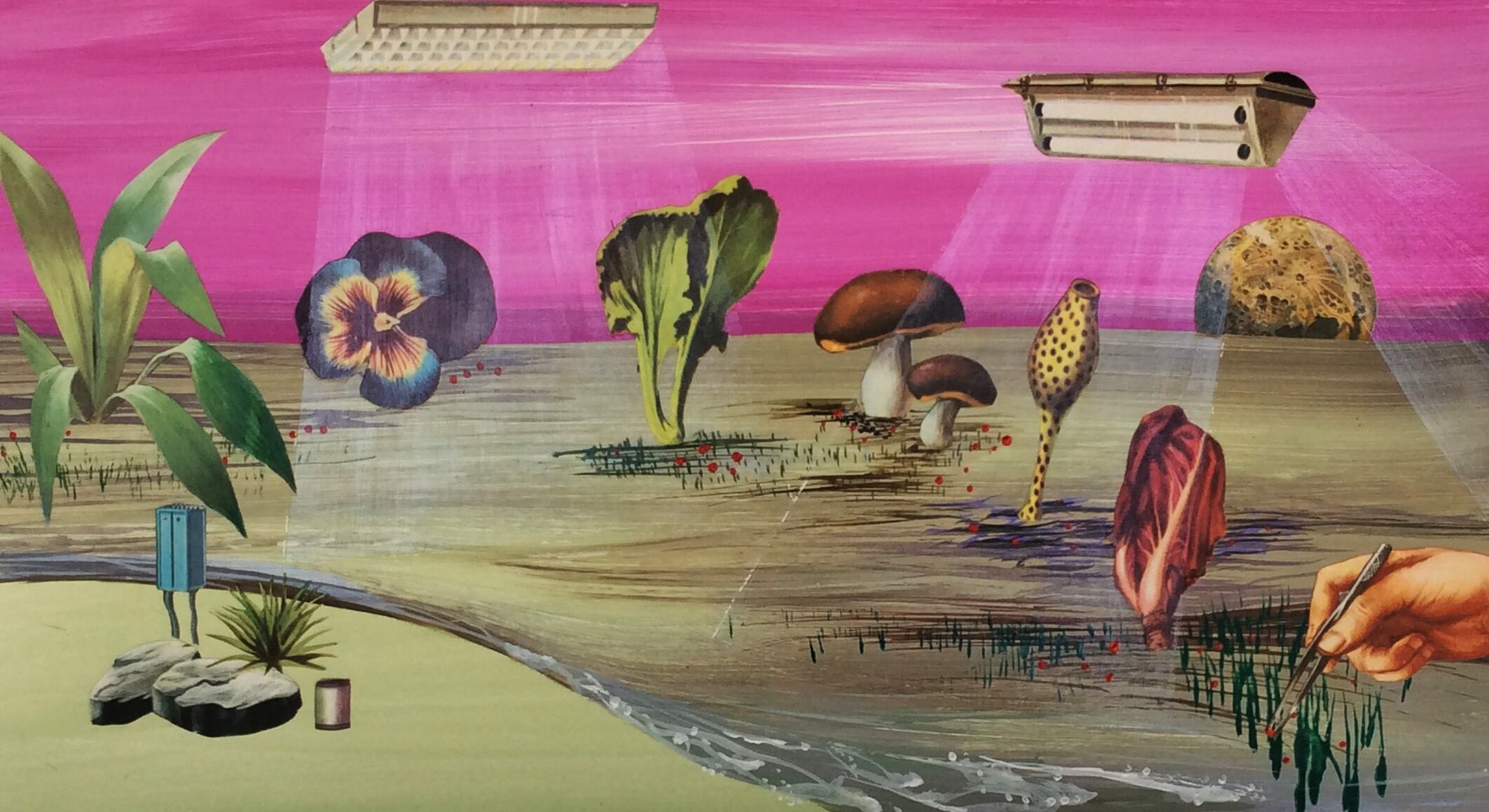 Un cuadro de Horacio Occhi: posible postal del futuro