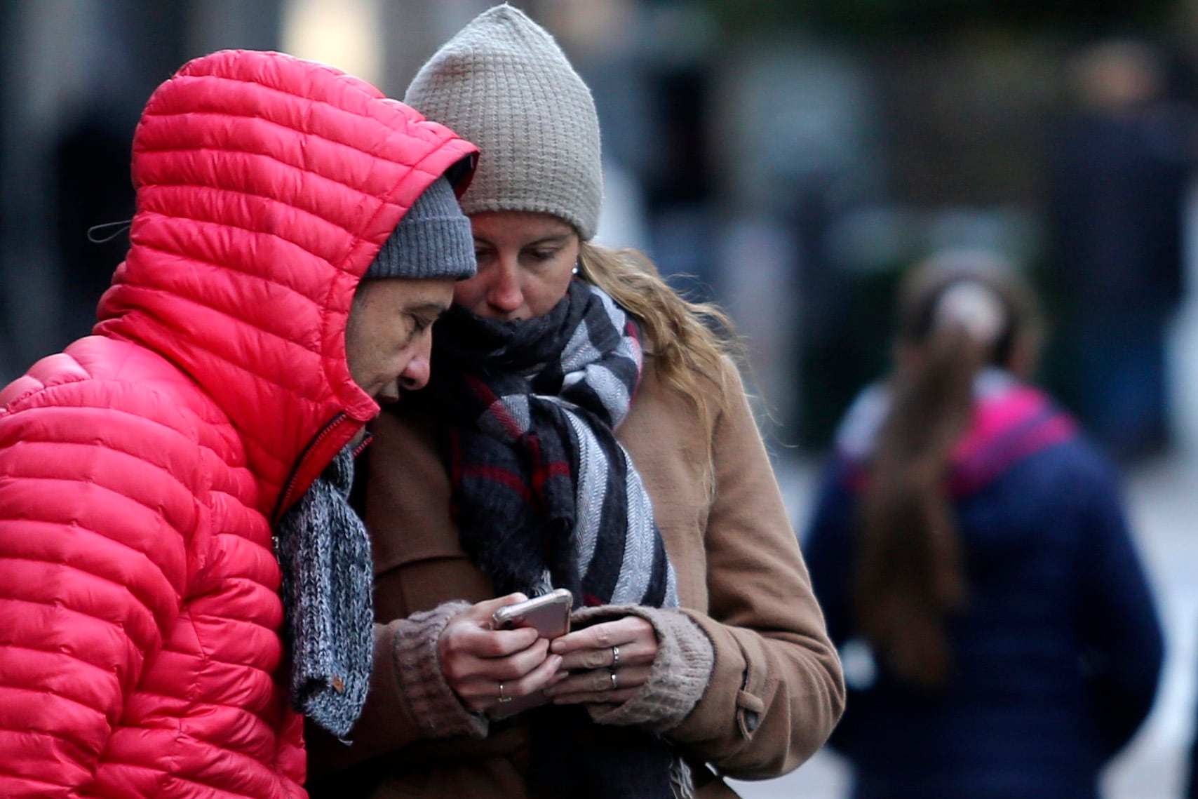 El frío, inusual en tiempos de calentamiento global.