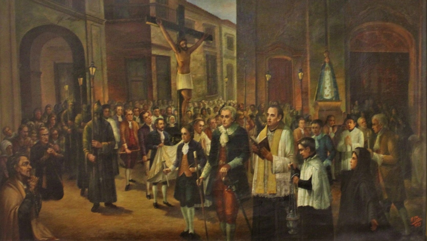 “La Primera Procesión del Milagro”, de Arístiene Papi (1939). 