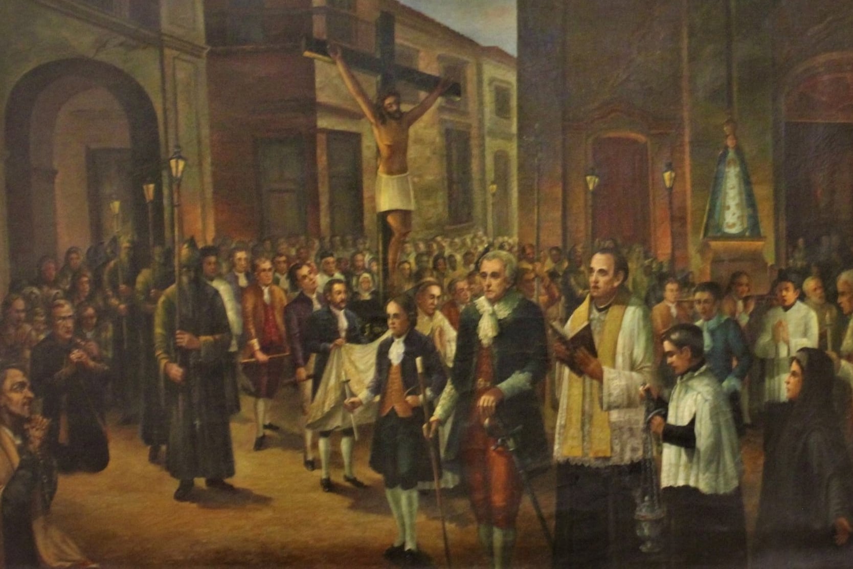 “La Primera Procesión del Milagro”, de Arístiene Papi (1939).