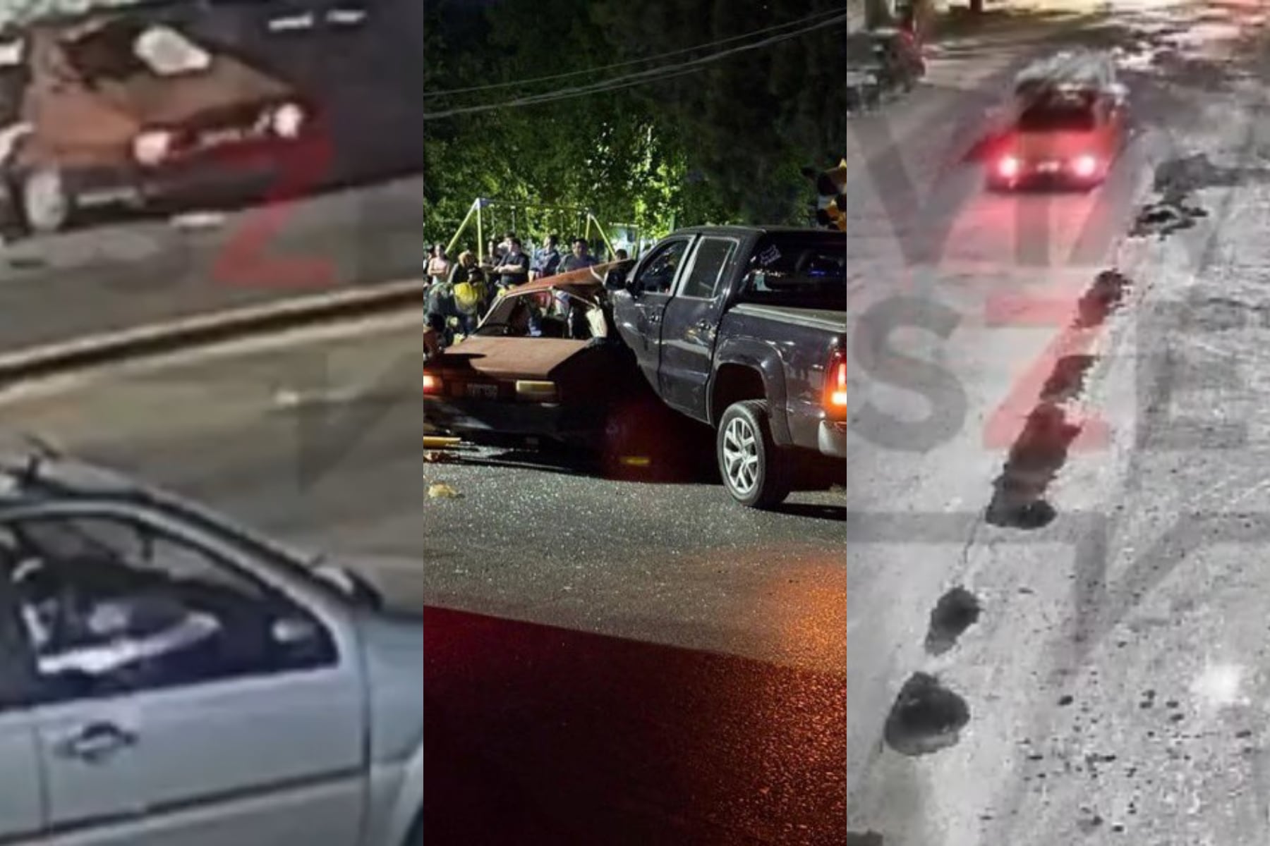 Un joven manejó alcoholizado y excedido de velocidad una camioneta y chocó un auto familiar: mató a un matrimonio e hirió a tres menores