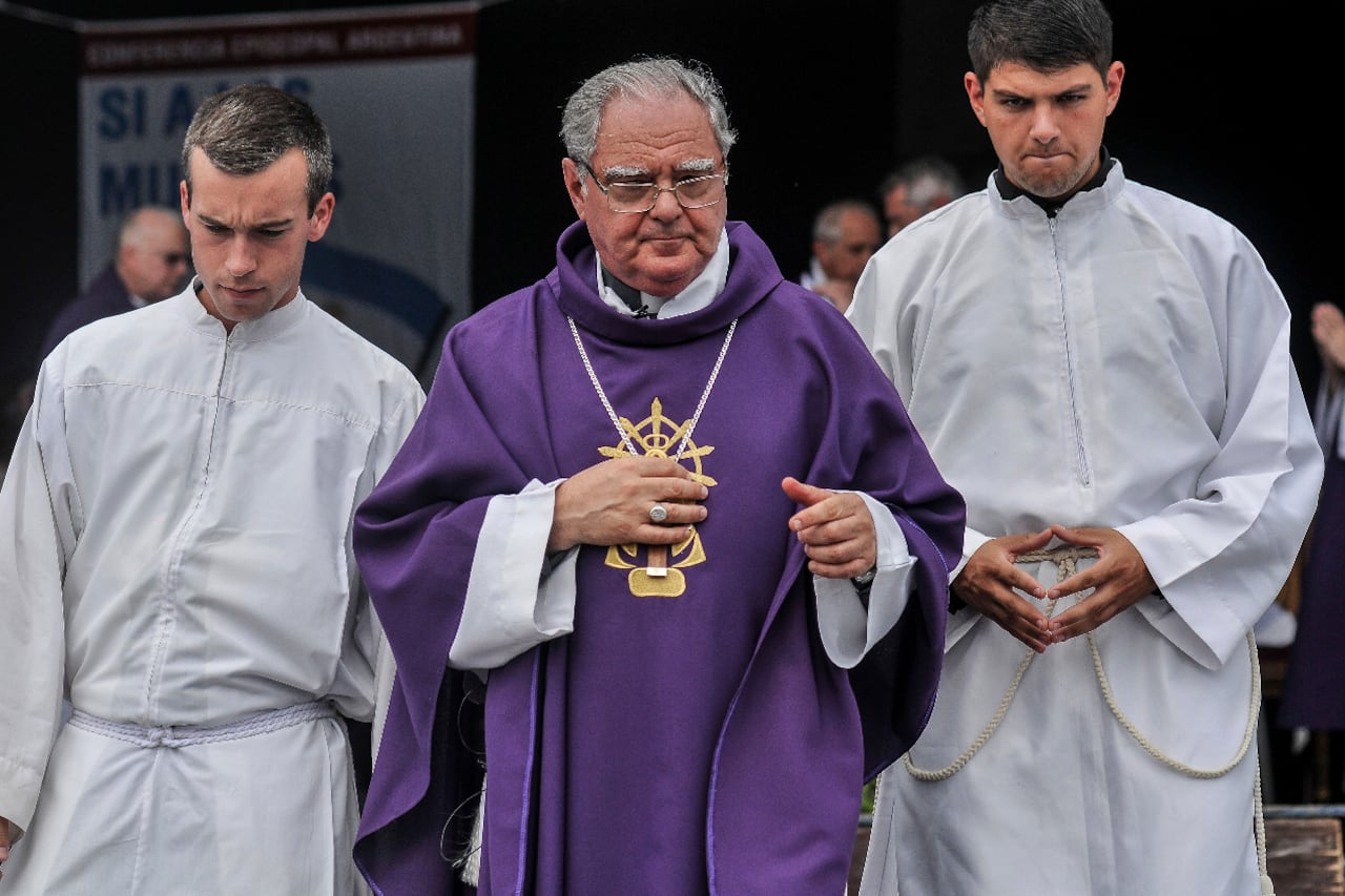 El presidente del Episcopado, Oscar Ojea, brindó un mensaje por Navidad.