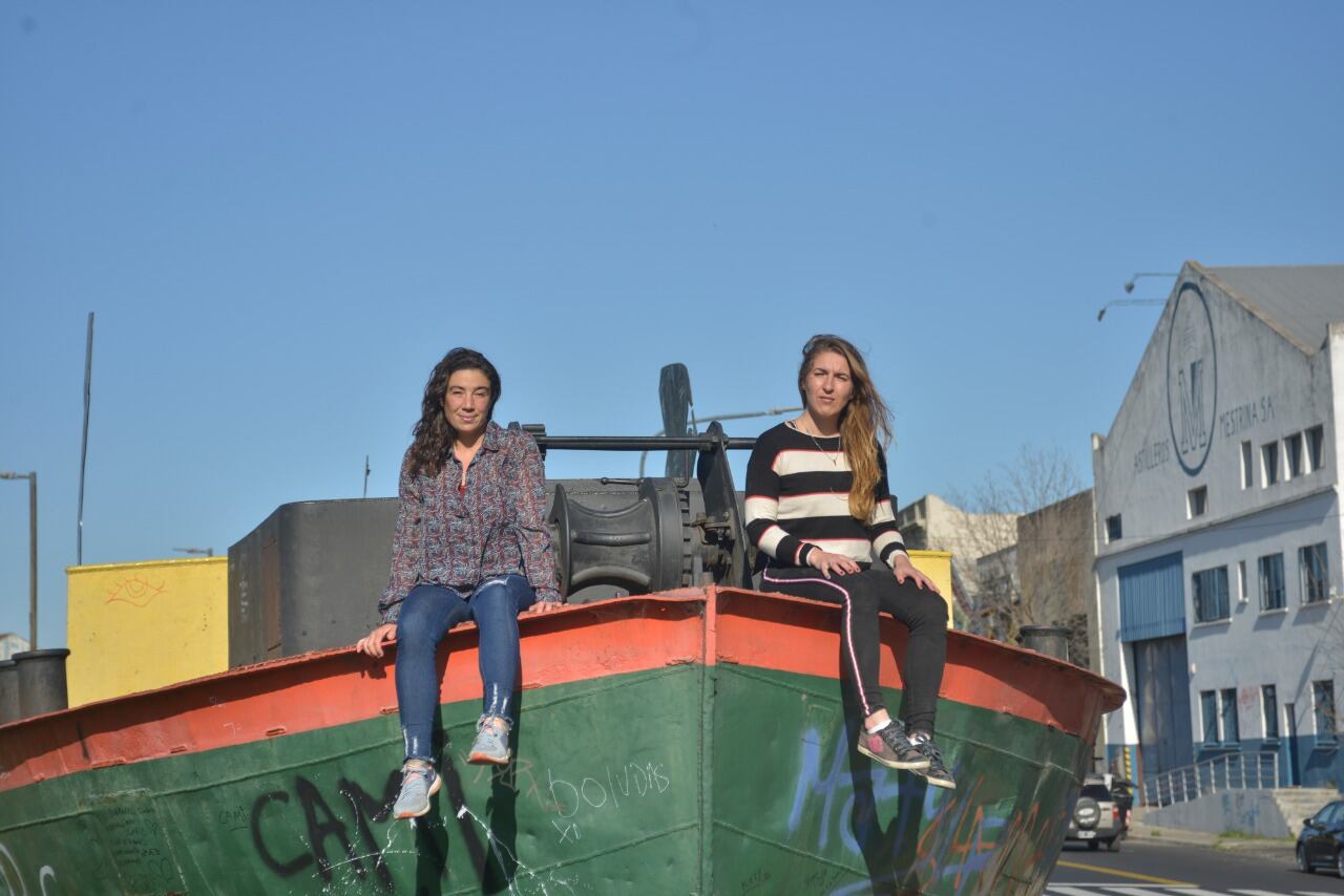 Marina Saboularb y Lucía de Pascuale, dos trabajadoras de alta mar desocupadas sólo por ser mujeres.