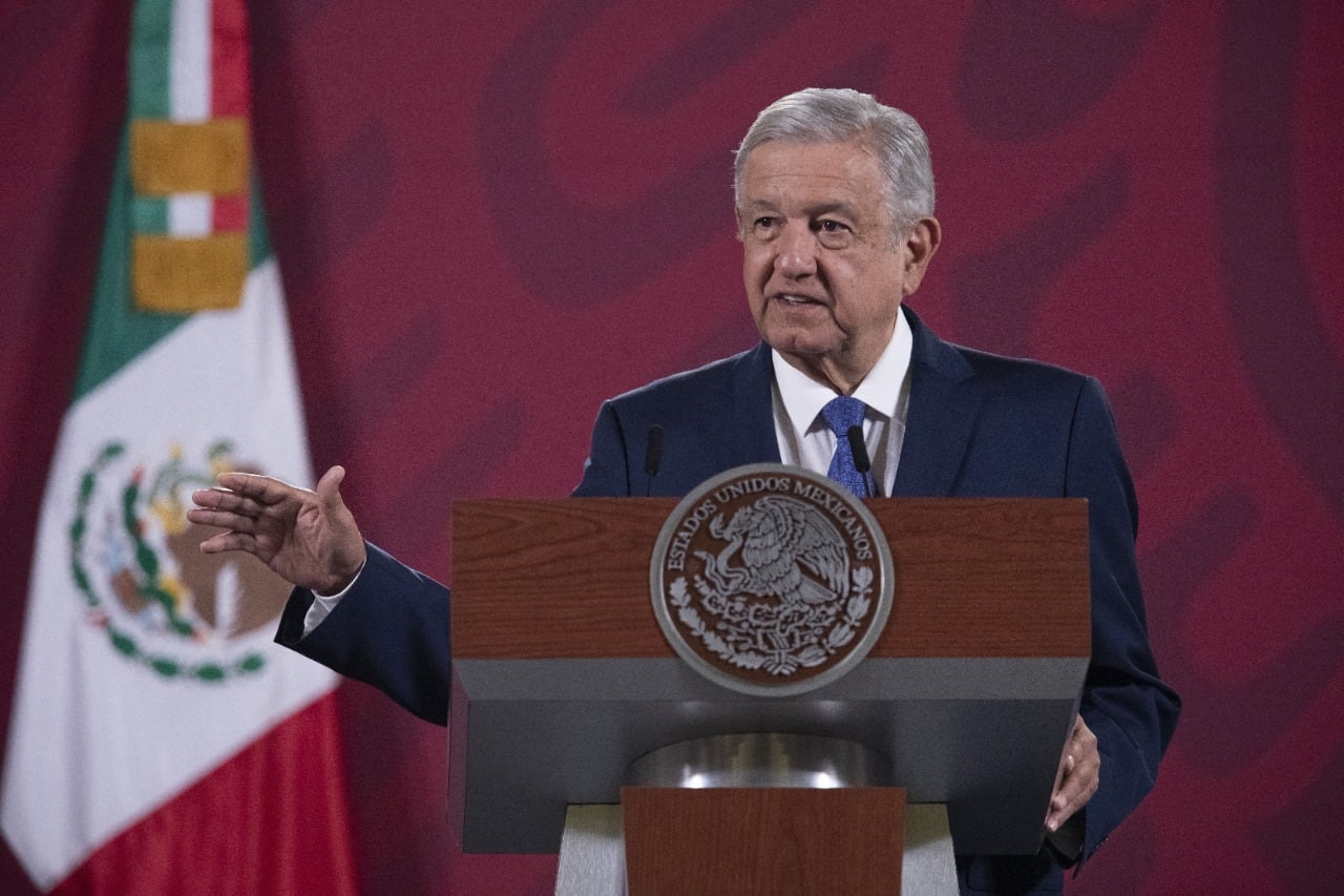 López Obrador, presidente de México.