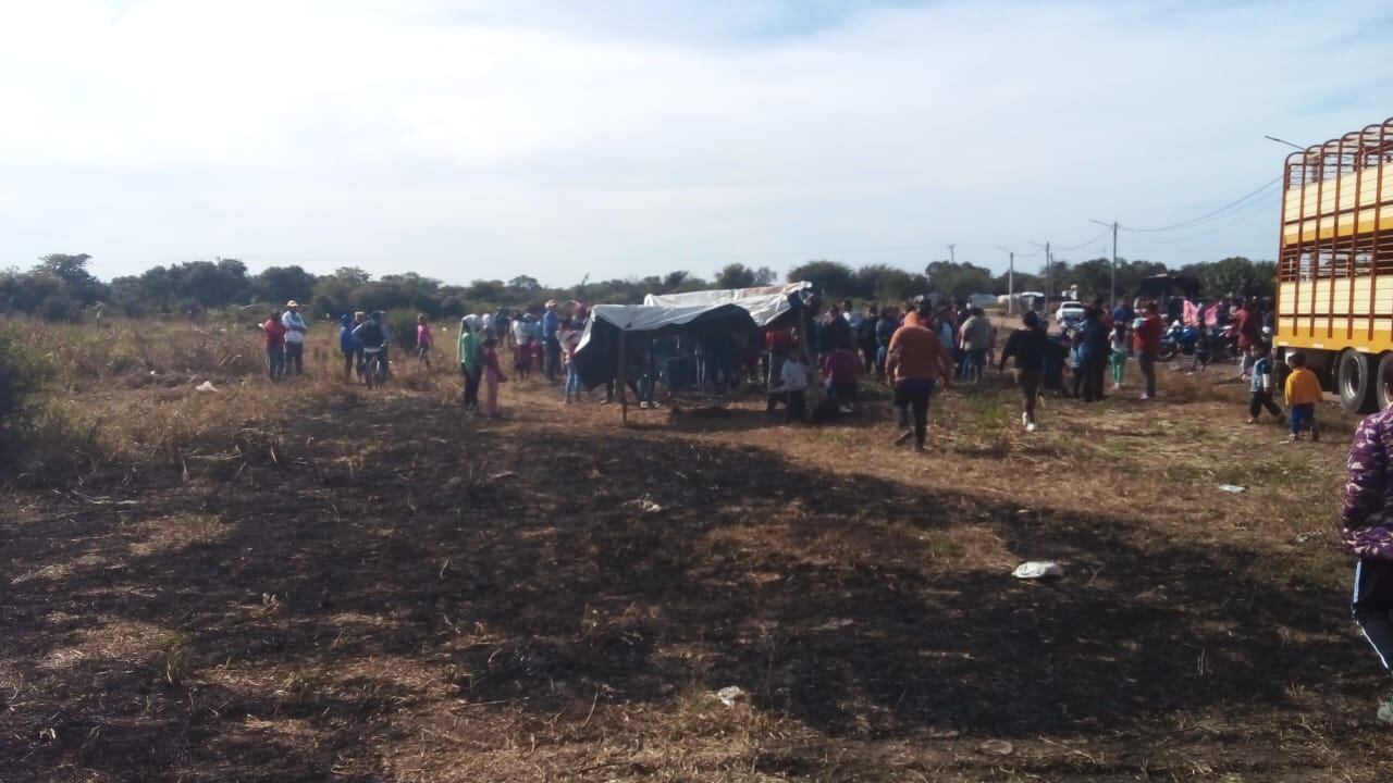 El asentamiento en La Moraleja. 