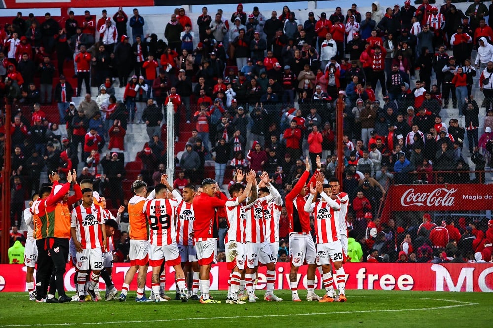 El festejo de la goleada cordobesa