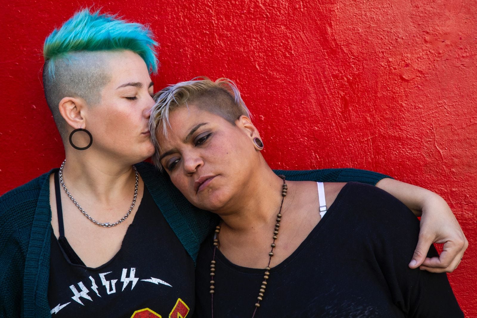 Inés Zarantonello (39) y Analia Cóceres (41). Foto: Sebastián Freire