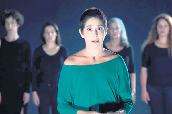 Laura Novoa, una de las actrices que participó en los spots de la campaña por el aborto legal, seguro y gratuito.