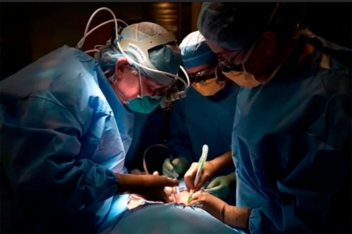 Imagen del video tomado durante la intervención.