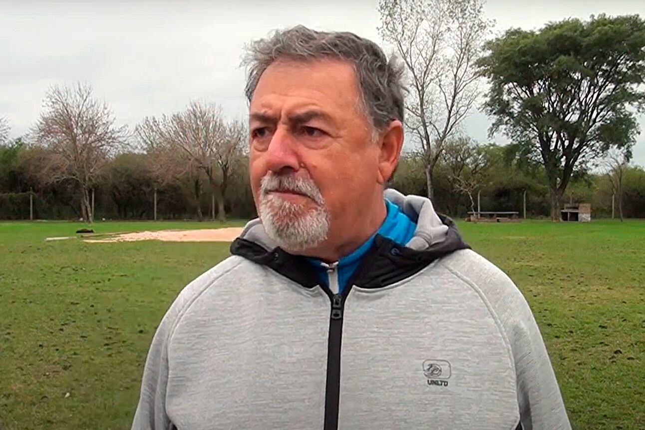 Alfonsini también es entrenador del lanzador Nazareno Sasia.