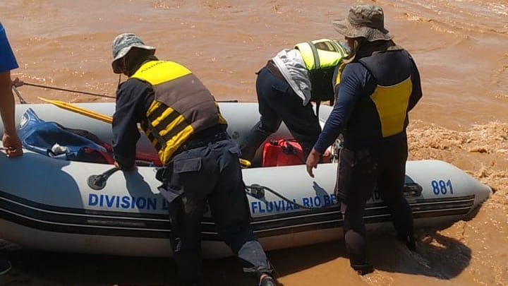 Operativo de búsqueda en el Bermejo