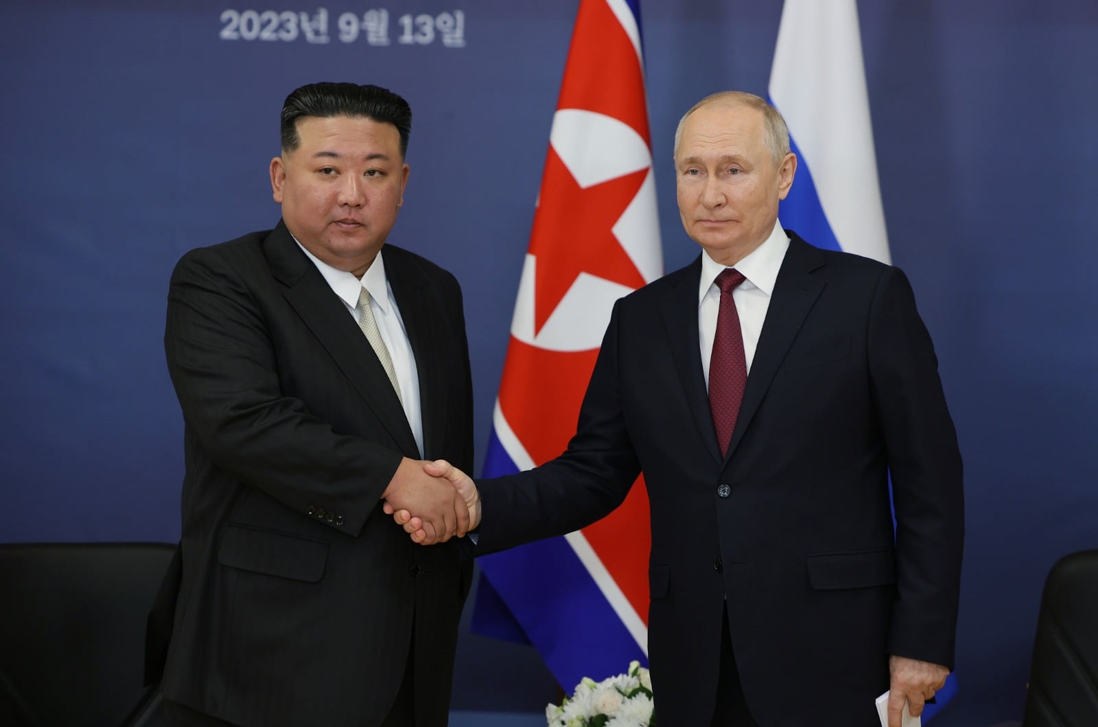 Kim y Putin se reunieron en la región siberiana de Amur.