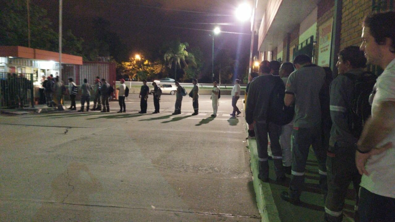 Así ingresan los trabajadores a la empresa