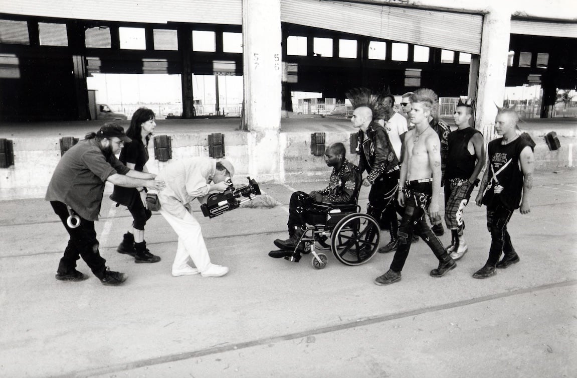 Filmando la tercera parte de The Decline of Western Civilization