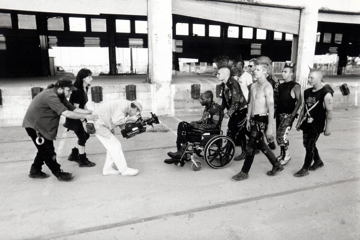 Filmando la tercera parte de The Decline of Western Civilization