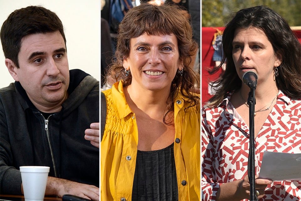 Eduardo Toniolli, Florencia Garat y Sabrina Gullino Valenzuela Negro.