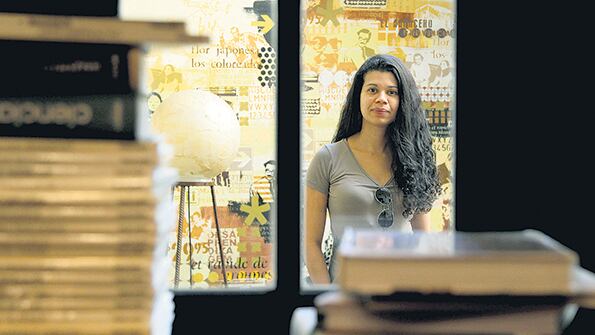 Maia visitó la Argentina para participar de la Feria del Libro de Buenos Aires.