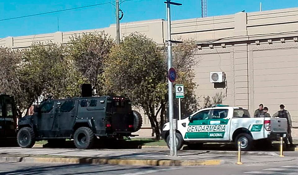 El momento del allanamiento.