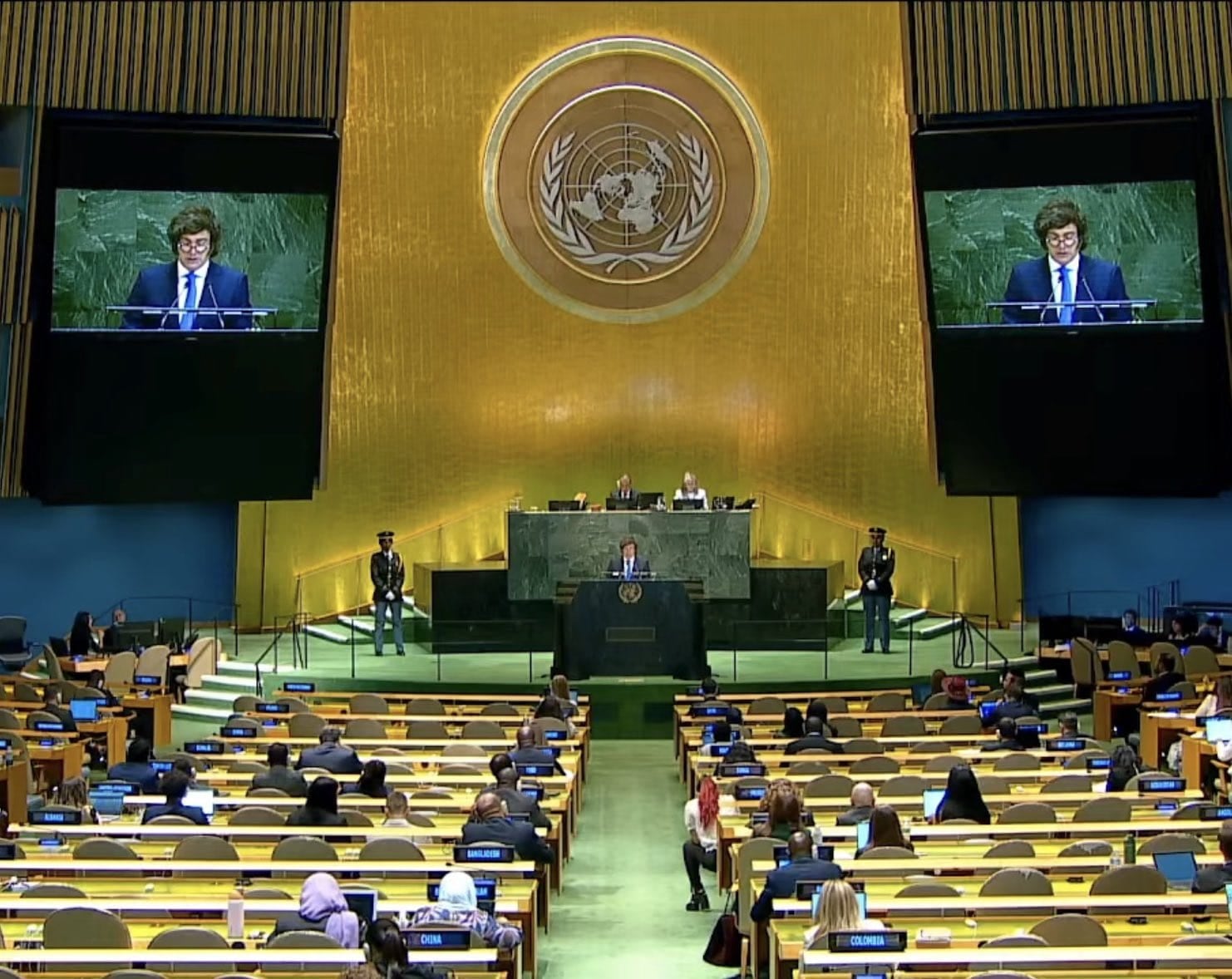 Javier Milei cuestionó a la ONU y volvió a rendirle tributo a Donald Trump.