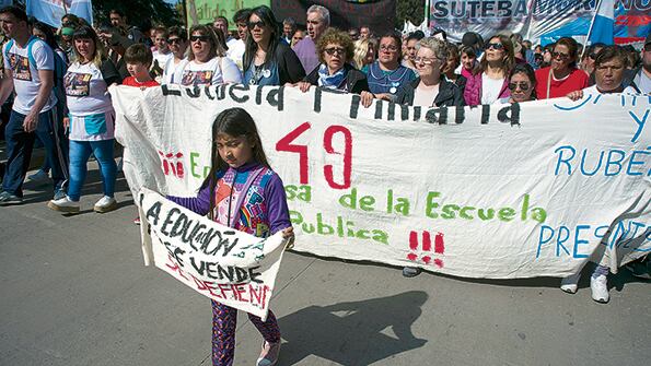Las agresiones a militantes fueron luego de la marcha de repudio por el secuestro de De Bonis.
