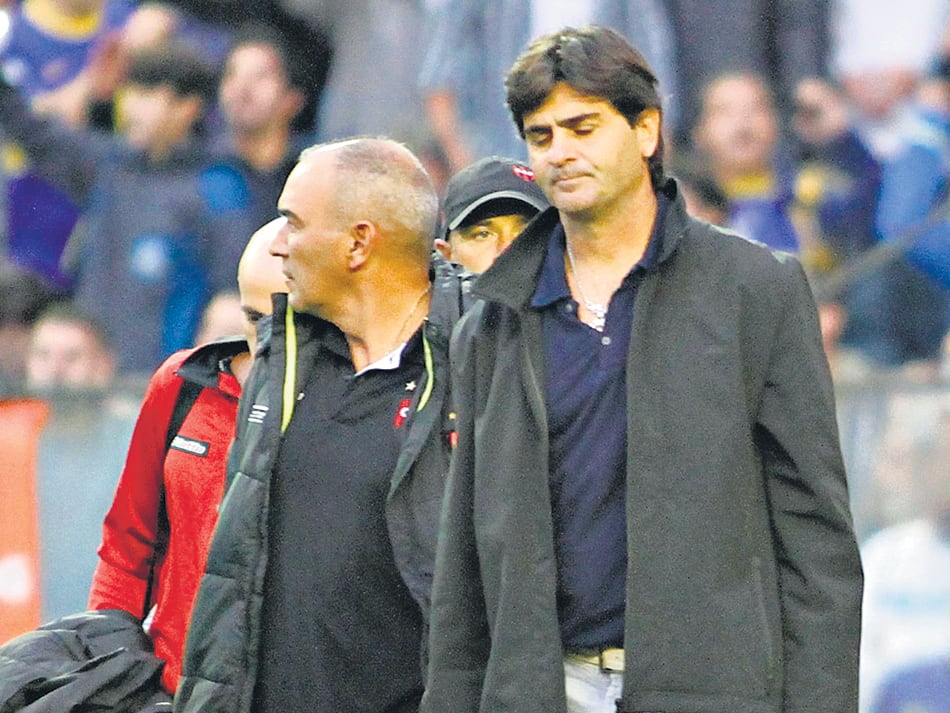 Rubén Forestello lleva nueve partidos sin poder festejar.