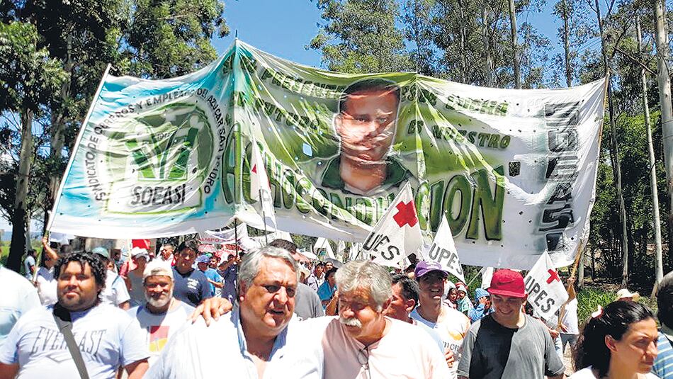 La marcha concluyó en General Güemes, el departamento más golpeado.