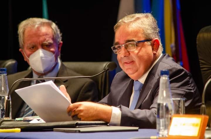 Raúl Jalil, junto al vicegobernador de Catamarca, Rubén Dusso.