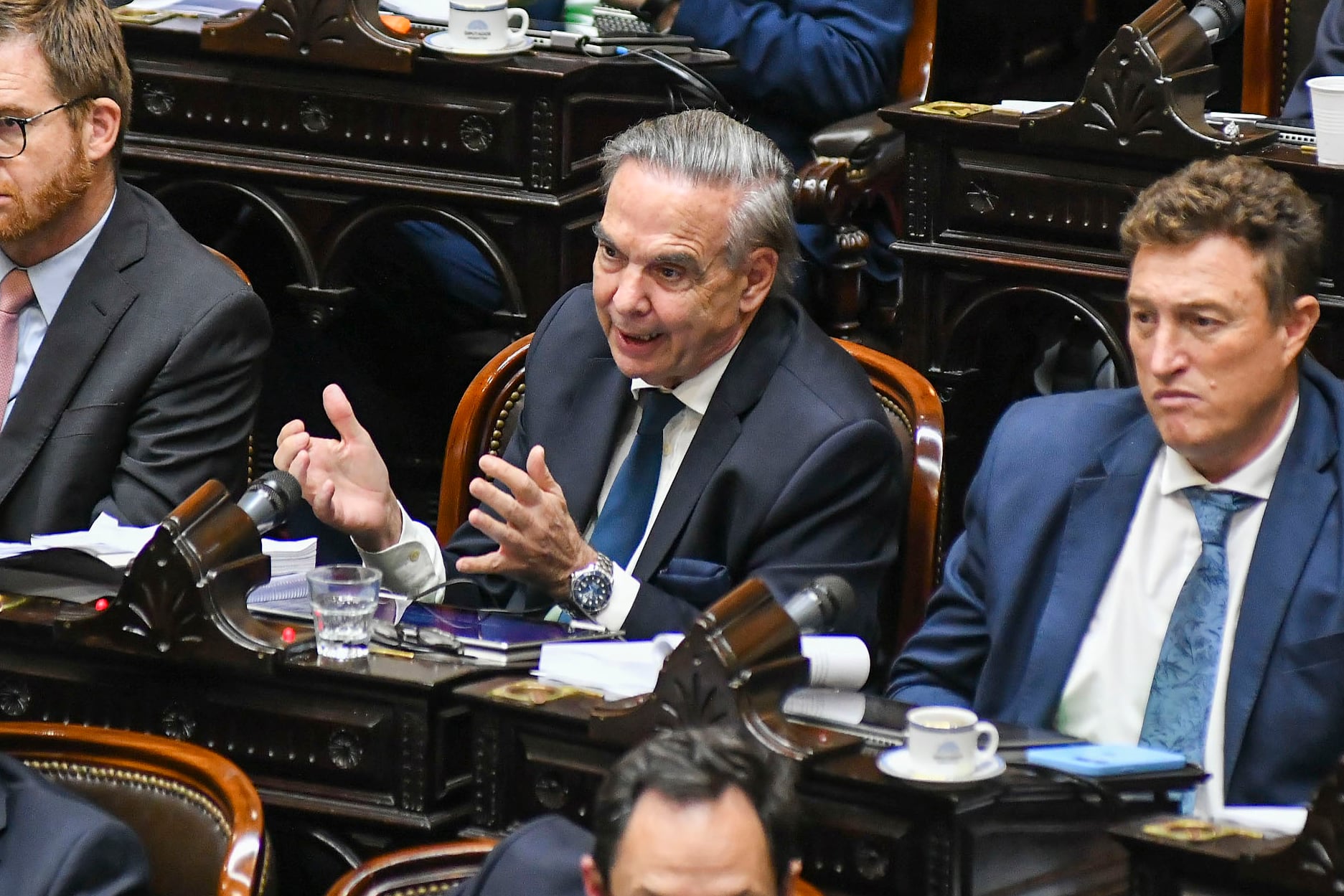 Miguel Pichetto, enfrentado a los "modos" de Milei.