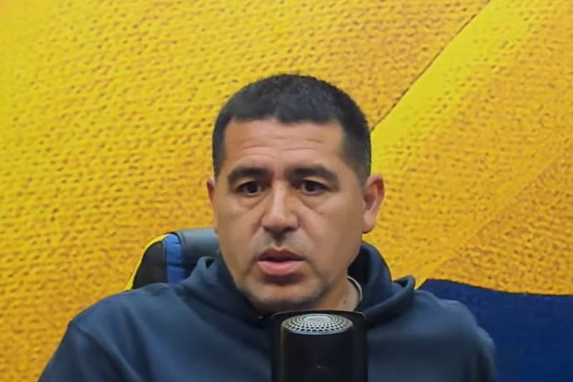 El presidente Juan Román Riquelme