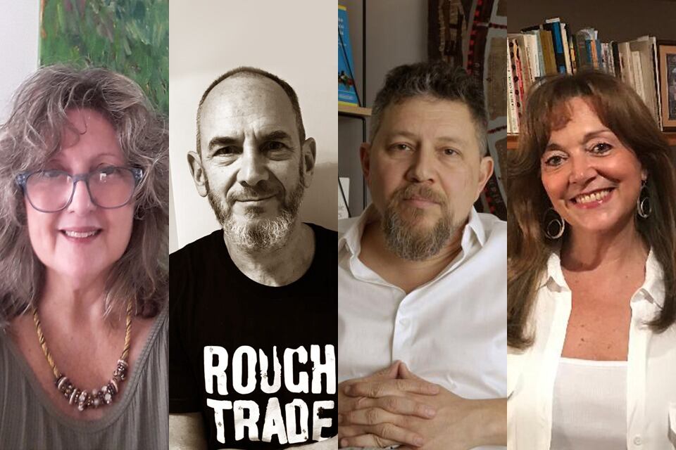 María de los Angeles López Geist, León Daniel Matusevich, Santiago Levín y Liliana Mato.