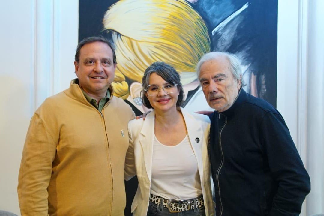 Guillermo Snopek, Gisela Marziotta y Juanjo Álvarez.