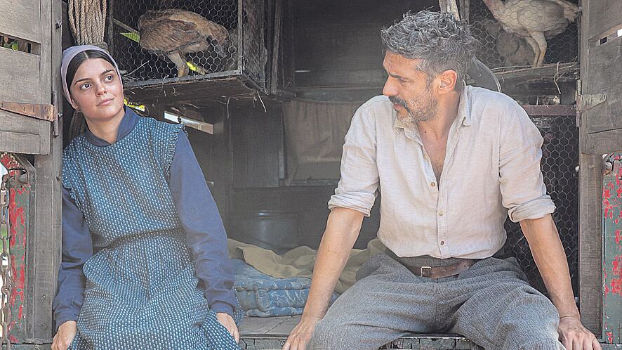 Cumelén Sanz y Leonardo Sbaraglia, de Trenque Lauquen a Guaminí y de allí a Tres Arroyos, en 1934.