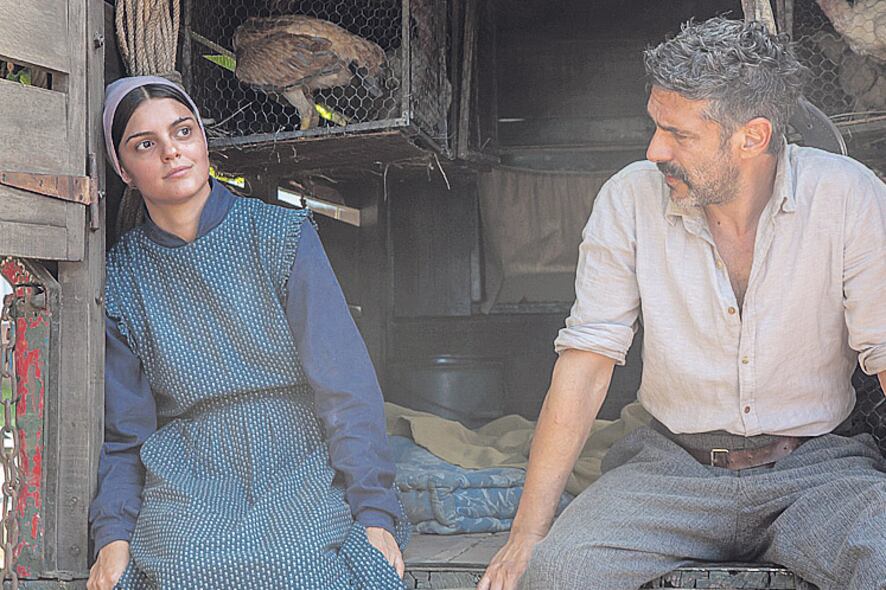Cumelén Sanz y Leonardo Sbaraglia, de Trenque Lauquen a Guaminí y de allí a Tres Arroyos, en 1934.